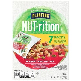 Planters NUTrition Heart Healthy Nut Mix 7.5oz Bags - Pack of 7