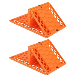 HAMIL 2PCS Foldable Car Traction Board Auto Emergenc.y Folding Tire Traction Mat Rescue Tire Ladder Anti Skid Pad Plate Traction Tracks Grip Mats for Off-Road Wheel Tyre Ice Mud Sand Snow Trapped
