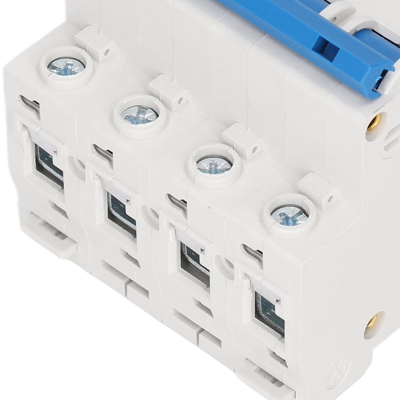 4P Miniature Circuit Breaker DIN Rail Mount Low Voltage Air