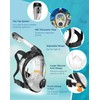 Zacsync Snorkel Set Adult Full Face Snorkel Mask, Masque De