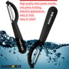 HAMOER Vegetable Citrus Lemon fruit Potato Peeler Zester Channel Knife