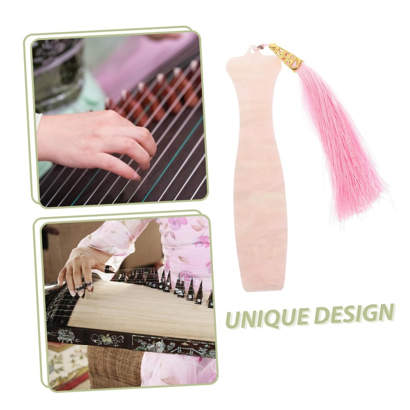 Kisangel Plastic Guzheng Picks Holder Pipa Nails Winding Organizer Nail