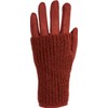 styleBreaker Women's Touchscreen Fabric Gloves with Removable Knitted Cuffs, Warm,