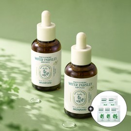 Skin Food [SKINFOOD / 2-pack / 5 sheet mask gift] Pantothenic Water Parsley Soothing Moisture Ampoule 50ML_Soothing Parsley Ampoule