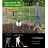Heavy-Duty Lawn Leveling Rake Levelawn Tool with 30"x10" Plate &