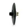 A29 Black Powder Coated Iron Doorbell Button – 3" diameter