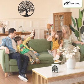 YAJIACLONE Tree of Life Black Metal Napkin Holder for Table – Sturdy & Quality Material, Cushioned Base, Large Storage Capacity, Ideal Gift for Any Occasion, Easy to Use and Clean.