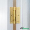 EAI Brass Door Hinges | 3 Inch / 76mm Satin
