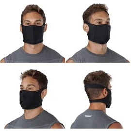 マクダビッド (McDavid) スポーツフェイスマスク オープンエア アスリート用 ズレない 耳が痛くない ムレにくい 呼吸しやすい 通気性 口の開口部 口元の空間 オープンエア 特許出願中 飛沫予防 鼻からあごが長め 洗える 吸汗速乾 抗菌防臭 UV 撥水 防汚 MA30310 M ブラック