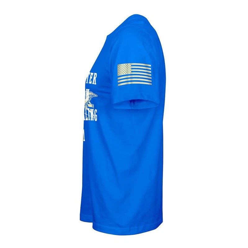 Faster Than 911 - Ropa para hombre, Royal - Camisa,