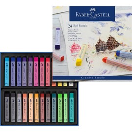 Faber-Castell 128324 - Softpastellkreide STUDIO QUALITY, 24er Etui