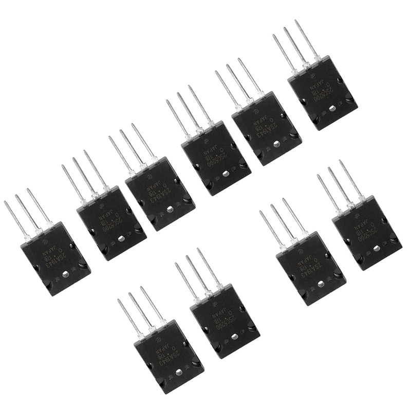 5 Pairs High Power Amplifier Transistor Electronic Components Other Electronic