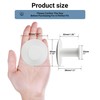SAYAYO White Hooks for Hanging, Self Adhesive Hooks Coat Hook