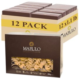 Fusilloni, Pack of 12, Short Pasta Bronze Die Cut Artisan, Italian Pasta,100% Durum Semolina,Imported Italian Artisan Pasta by Marulo