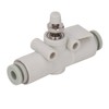 5PCS Throttle Valve Straight Through PVC Regulating Valve Pneumatic Fittings