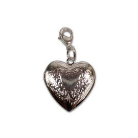 Alps whisper costume pendant amulet heart small silver colors AAH06300096