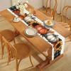 ANNA QUEEN Buffalo Plaid Pumpkin Table Runner and Placemats Set