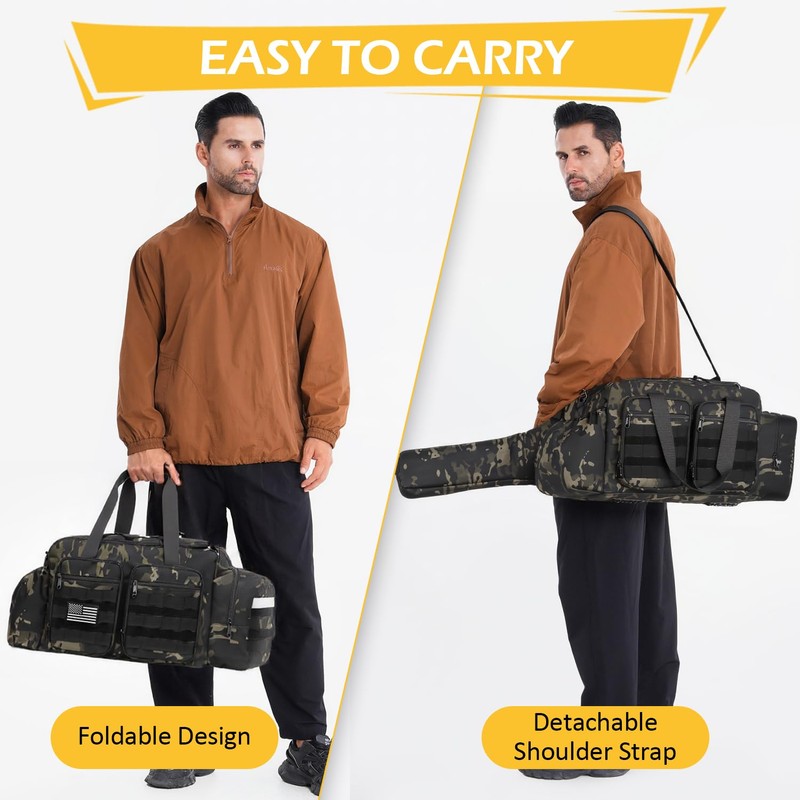 SLINRKE Chainsaw Carrying Case - Tactical Style Waterproof Storage Bag