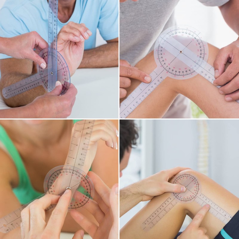 Goniometer - Goniometer Physiotherapy/Adjustable 360 Measure Goniometer/Measuring Tool Angle Ruler