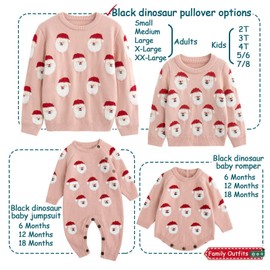 Simplee kids Ugly Christmas Sweater Family Matching Outfits for Holiday Party Knitted Pullover for Winter