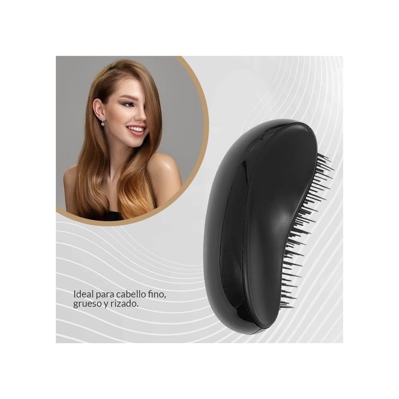 Cepillo para cabello PERKS Signature Professional Series Desenredante, negro