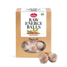 Raw Energy Balls Raw Zipan - Vegan Date Nut Balls with Almonds & Vanilla - No Added Sugar, Gluten Free, Natural & Raw Food Quality (500 g, Raw Zipan)