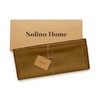 Solino Home Fringe Linen Table Runner 48 Inch – 100%