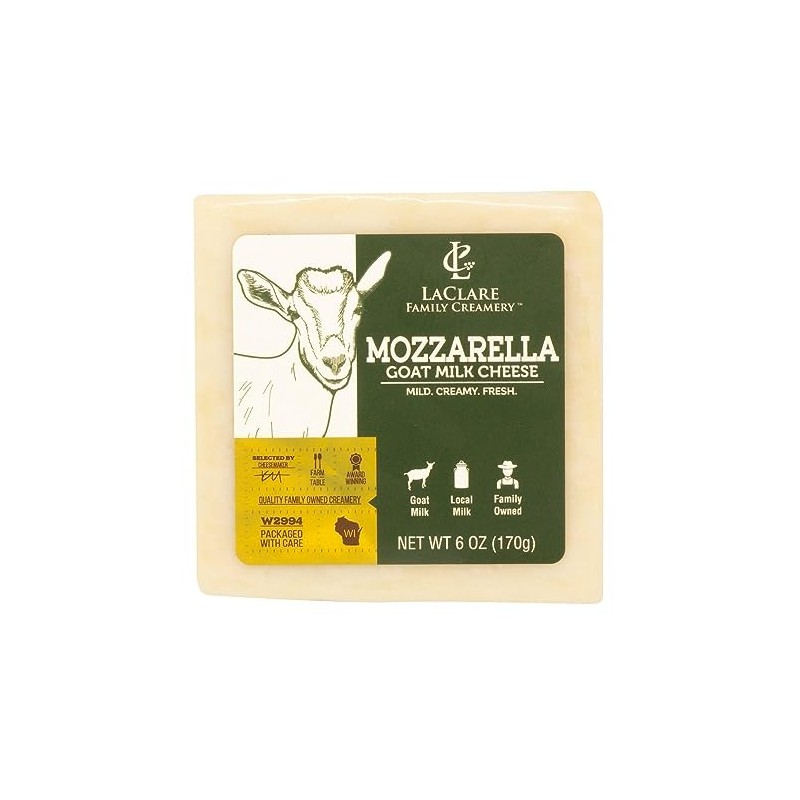 Laclare Creamery Goat Mozzarella Cheese (Case of 12)