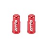 X AUTOHAUX 2pcs Type Valve Caps Dust Covers for Bicycle