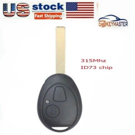 KeyMaster 2XReplacement Remote Key Fob for 2002 2003- 2005 Mini Cooper 315Mhz ID73 chip