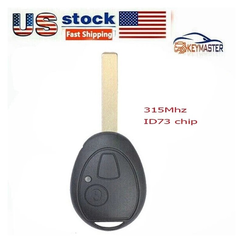 KeyMaster 2XReplacement Remote Key Fob for 2002 2003- 2005 Mini