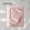 NATUREFIELD 4Pcs Cooling Sheets Set Full Size Rayon Derived from