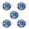 SOCOSY Ceramic Tea Bag Coasters Spoon Rests Teabag Resting Caddy
