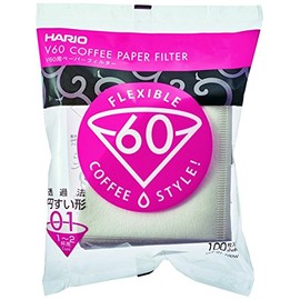Hario Box of Paper Filter for 01 Dripper, 100 Sheets, White by Hario [ä¸¦è¡è¼¸å¥å]
