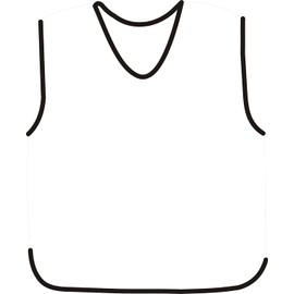 12 X Sports Training Bibs - Quick Dry Mesh Football, Netball, Soccer, Rugby, Cricket Sports Bibs Function Party Outdoor Senior Adult Youth Junior White (L-XL, 48" Chest)[Pack of 12 Bibs]