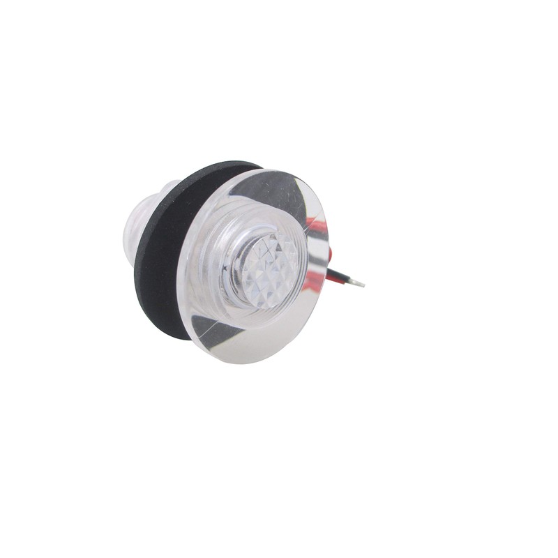 Pactrade Marine 4 Pieces Boat LED Livewell Round Button Blue