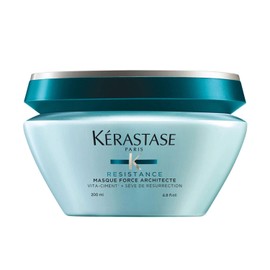 KÉRASTASE Masque Force Architecte Mascarilla | Reconstruye, Repara y Refuerza el Cabello | Con Pro-Keratina, Ceramidas y Savia de la Planta de Resurrección | Para Cabello Dañado | 200ml