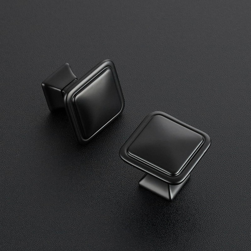 Ravinte Hardware 15 Pack Matte Black Cabinet Knobs Single Hole