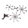 Wind Spinners Iron Hummingbird Metal Windmill Wind Sculpture for Outdoor