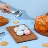 Guduling 3 pcs Teabag Squeezer Tool,Stainless Steel Tea Bag Squeezer,Round
