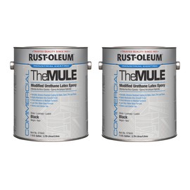 Rust-Oleum 375645-2PK The MULE Modified Urethane Latex Epoxy, Gallon, Gloss Black, 2 Pack