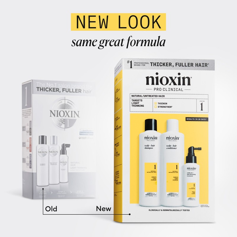 Nioxin Scalp + Hair Thickening System 1 Trio Pack