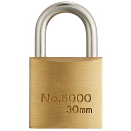High Logic G-263 Dimple Padlock, 1.2 inches (30 mm), 2 Keys, 3 Keys, Keyed Identical