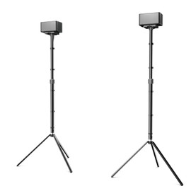 ULTIMEA Speaker Stands Pair, Height Adjustable Speaker Stand, Extends 24.4" to 36.6", Holds 6.6 lbs, Compatible with VIZIO, Sony, Bose, Polk, ULTIMEA Poseidon Series Surround Sound Speaker, Steady 300