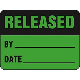 Labelmaster BT335 Released Label (Pack of 500)