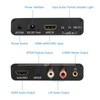 XUMIUZIY HDMI EARC/ARC Audio Extractor, 24bit 192KHz, HDMI to Optical/Coaxial,