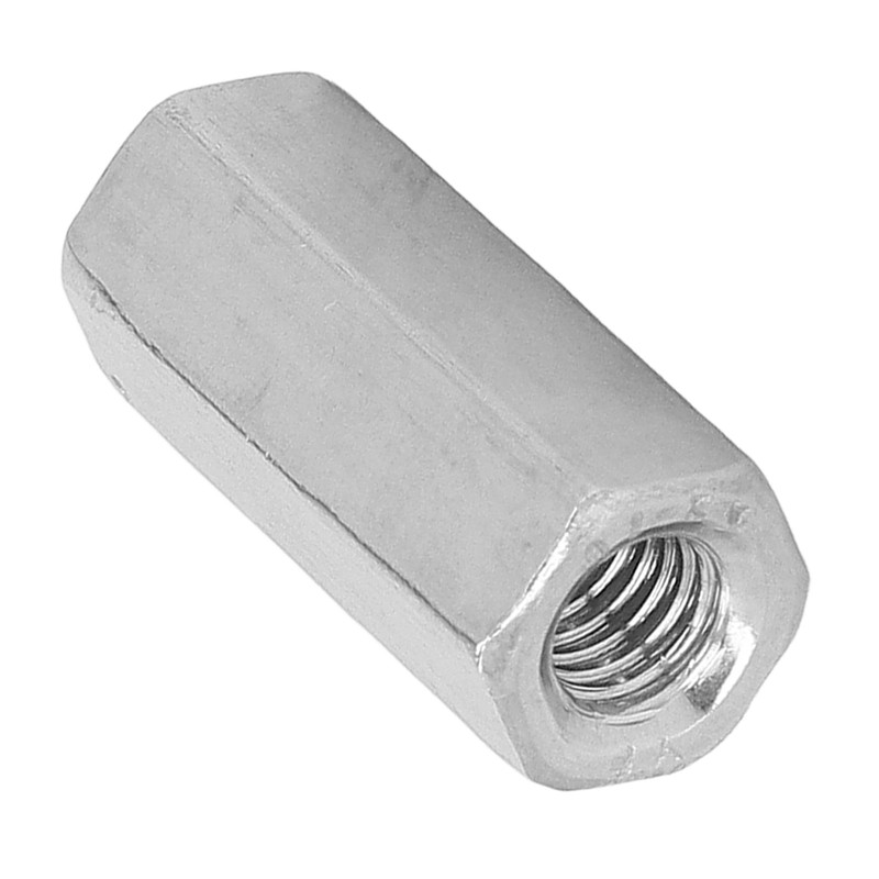 20 Pcs Hex Coupling Nut M6x1 L25mm Stainless Steel Threaded
