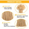 Ainimiu 6-18 Inch Dreadlock Extensions Human Hair 0.6cm Thin Loc
