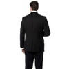 Palm Beach Men's High Twist Wool Suit Separate Jacket, Black,