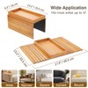 Kssiaz Couch Arm Tray, Bamboo Sofa Tray Table for Couch,